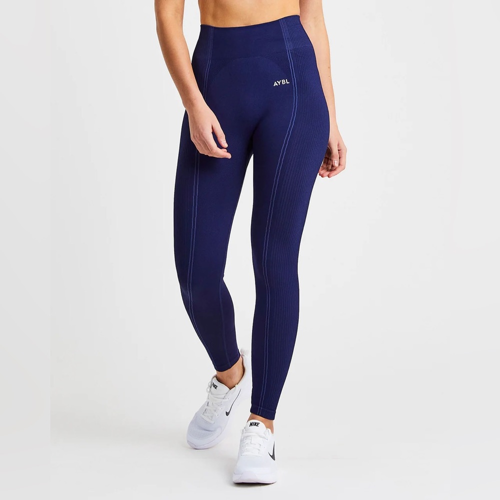 AYBL Blue High-Waisted Leggings
